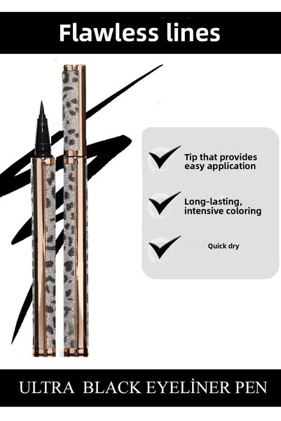 ENQ Ultra Thin Tip Waterproof Black Eyeliner
