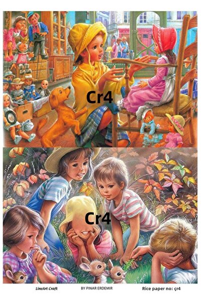 LİNEART Comic Book Series Rice Decopage Paper 29X42Cm No:Çr4
