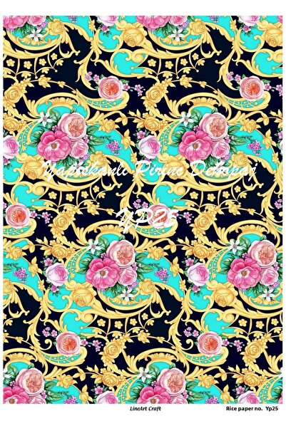 LİNEART ورق تزيين نحاسي لاصق رقم: YP25