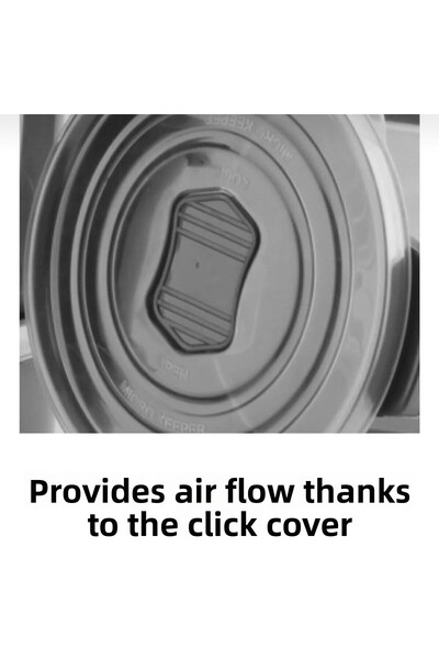 Palica مجموعة من 12 حاوية تخزين دائرية - يمكن استخدامها في الميكروويف والفريزر