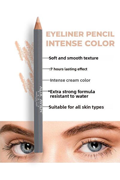 Alix Avien Illuminating Effect Creamy Eye and Lip Liner-Easy to Apply-Inner E...