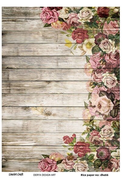 LİNEART Lineart Brass Decopage Paper No:Dhe66
