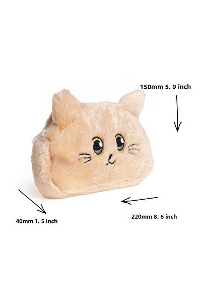 YEŞİL KIRTASİYE Cute Plush Pen Holder