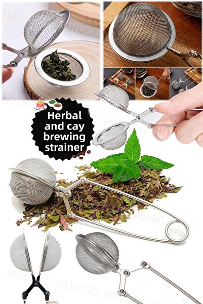 Gaggani مصفاة شاي - تستخدم متعددة الأغراض مع مشروب الشاي العشبي وبودرة الكاكاو وشاشة السكر