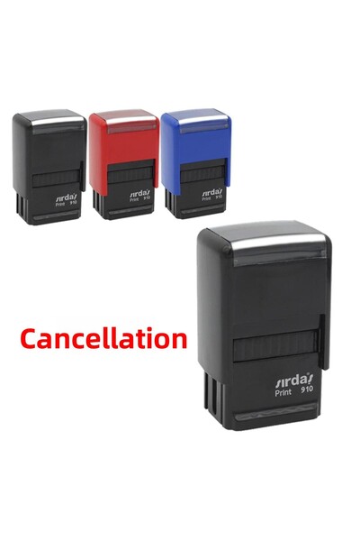 Sırdaş 910 ختم جاهز (إلغاء) حبر أحمر