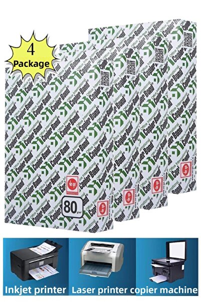 Artlantis Photocopier Paper A4 80 Gr 500 Pack of 4 Copierbond Photocopier Pap...