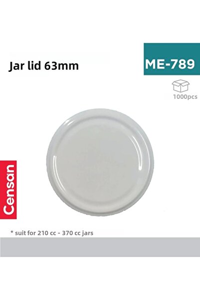 Generic Brand 63 mm (370) Glass Jar Cover