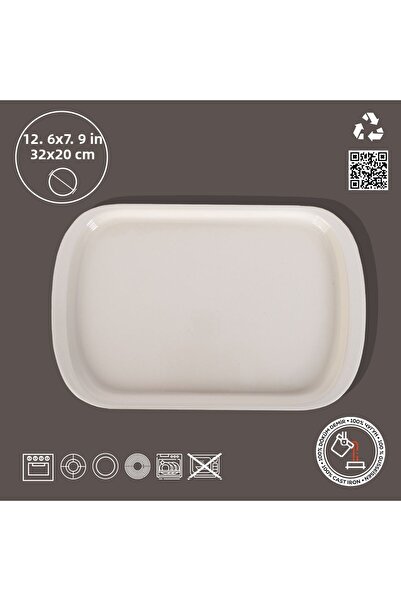 Lava Cast Rectangular Serving Plate Size 32x20cm