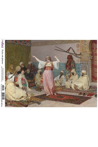 Cadence مجموعة Ow056 Mysterious World of the East - ديكوباج نسائي راقص من الن...