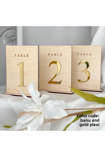 Generic Brand Wooden Table Number Numberer between 1-20, Cafe, Restaurant Wed...