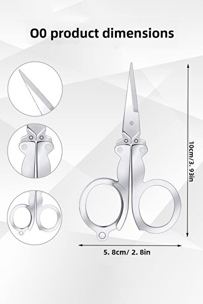 COZY SENSE Portable Scissors - Hand Craft Cutting Tool for Camping Outdoor Supply