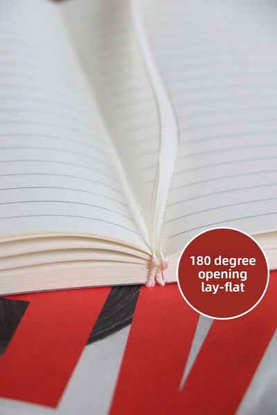 Victoria's Journals Reîncărcare pentru notebook A5 Ivory, 128 de coli, cu buzunare și blocare