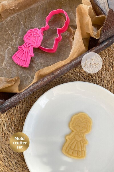 Lena Gift Store Disney Princess Bella Themed Cookie Cake Candy Cookie Mold An...