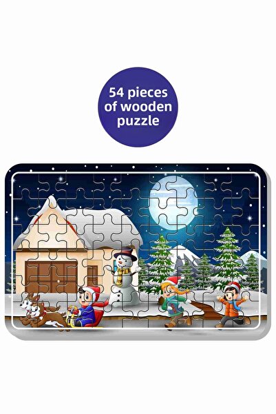 LİPYOS سانتا كلوز، رجل الثلج، عيد الميلاد، هدية 54 قطعة اللغز