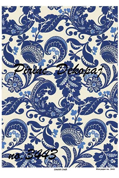 LİNEART ورق ديكوباج نحاسي Lineart رقم: L3443- 29x42 سم