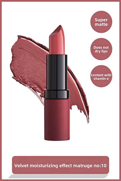 Golden Rose Velvet Matte Lipstick No: 10 Charm Red - Ματ κραγιόν - 8691190466107