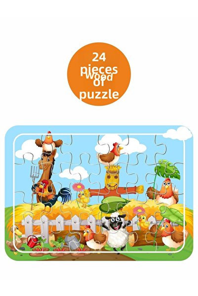 LİPYOS أحجية خشبية مكونة من 24 قطعة من سويت كاسل