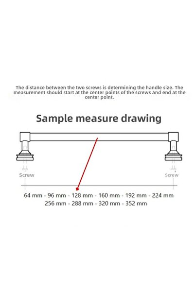 ARON Berra 128 Gold Yellow Gold Handle TV Unit Bedroom Cloakroom Drawer Kitchen Cabinet Door Handle 128mm