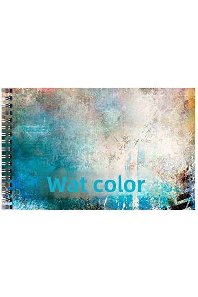 Cankardeş كتاب رسم بالألوان المائية 300 جرام مقاس 10 × 16 سم