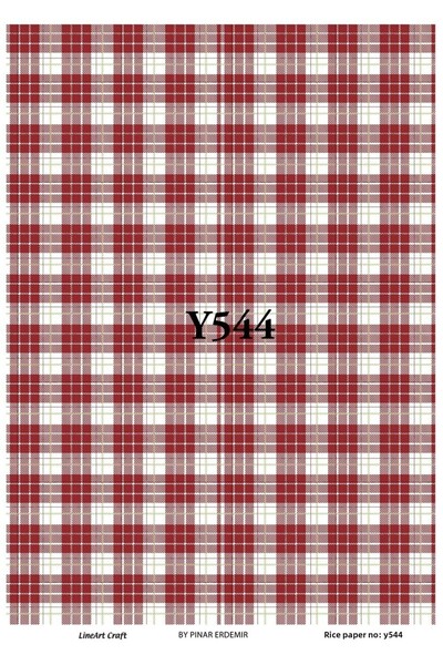 LİNEART ورق ديكوباج نحاسي بنمط رأس السنة الجديدة رقم: SUMMER544 - 29X42 سم