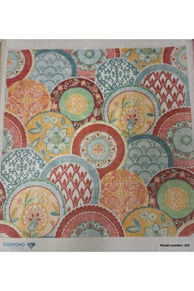 DERYA DESİNG ART ورق ديكوباج نحاسي موديل DMND245 - 30x30 سم