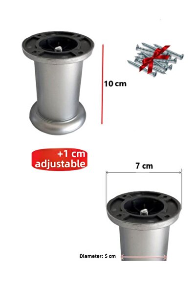 ŞENEL Yapı Market 10 Cm Gray Adjustable Jumbo Leg TV Unit, Armchair, Cabinet ...