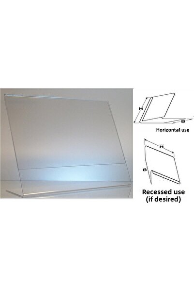 ETİKETLİK FİYATLIK A5 L Type 1mm 25 Pieces Horizontal Fountain - Economic Label Holder Price