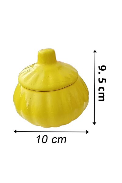 Uğur Böceği Ticaret Sugar Bowl and Serving Gourd Storage Container