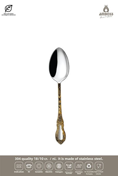 Amboss Pera Gold 72 Piece Stainless Steel Set - Fork Spoon and Knife