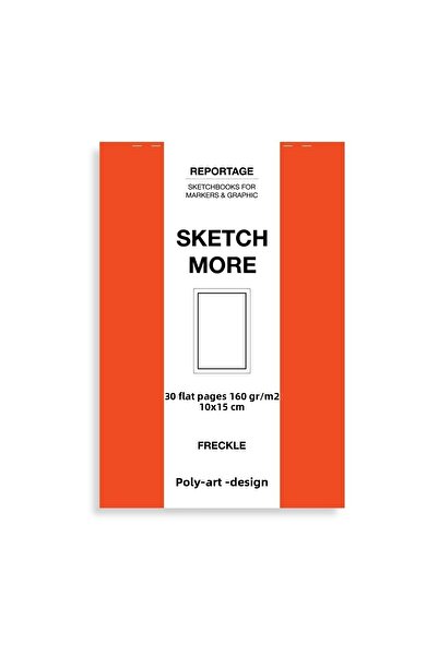 Poli Art Design Reportage Sketchbook - Pocket Sketchbook (for Marker and Chart)