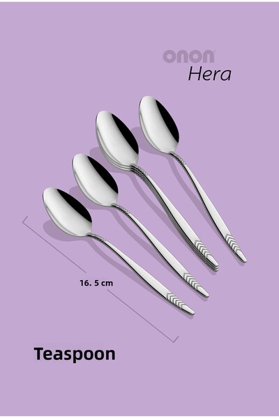 on-on 18/10 Hera Sweet Spoon - Set of 6