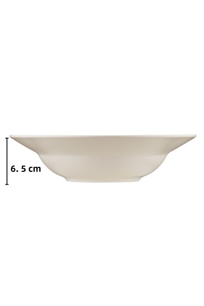 EMBazaar Pasta, Salad Plate 26 Cm, Pit Plate, Pasta Presentation Plate