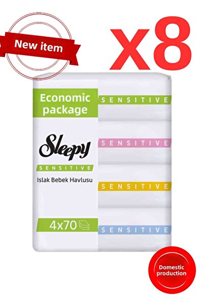 Sleepy Sensitive Wet Baby Wipes 32 Packs of 70