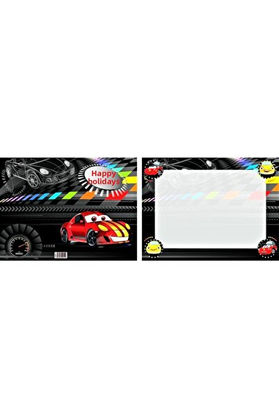 şahane parti Cars Themed Report Card Cover 20 Pieces