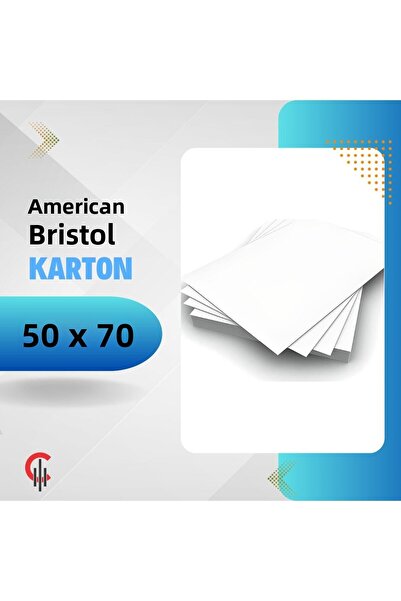 ÇÖZÜM KAĞIT 30 قطعة من الورق المقوى الأمريكي بريستول 50x70 - 350 جم