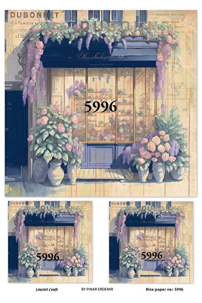 LİNEART 5996 نموذج عرض الباب الأمامي زخرفة النحاس نمط الأزهار 30x42