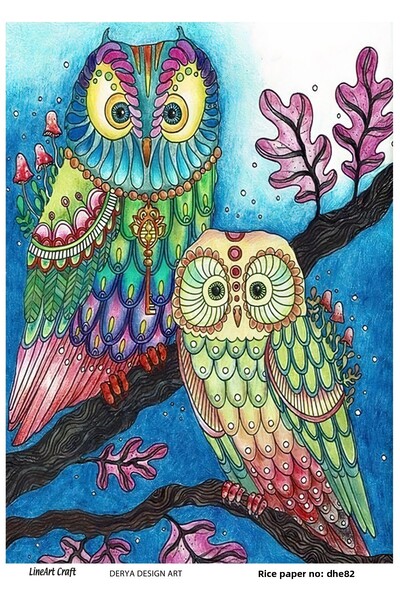 LİNEART ورق ديكوباج نحاسي من LineArt رقم: DHE82