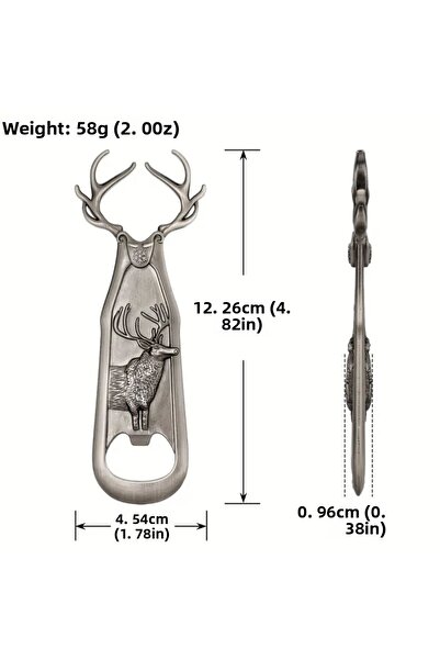 Purple Adv Deschizător de sticle din oțel Geyik