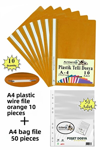 Artlantis Ring Binder Plastic A4 10 Lu and Bag Binder 50 Li 1 Pack Economic Q...