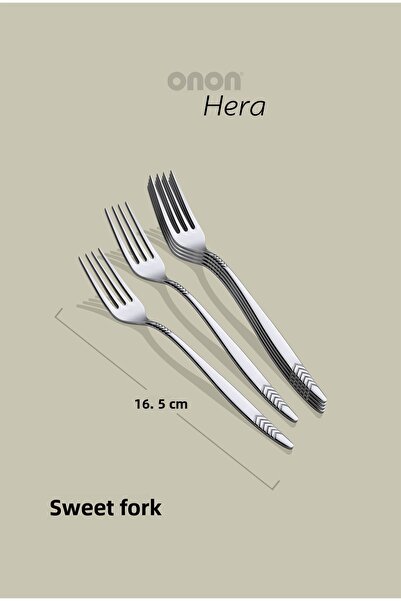 on-on Hera 6-Piece Dessert Fork Set
