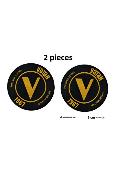 Megas Etiket V?t?n FK لكرة القدم M?kt?bi المنسوجة تزوير / التصحيح مع الحديد