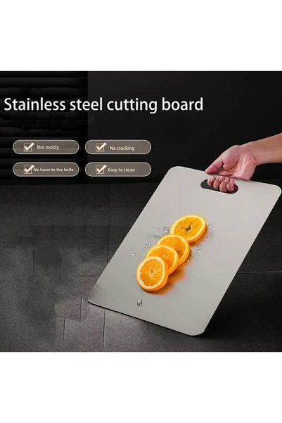 EMARBLE Stainless Steel Antibacterial High End Quality Cutting Board 1 Piece