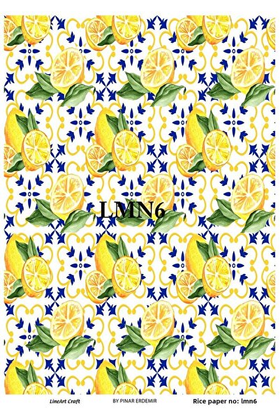 LİNEART Brass Decopage Paper - Lmn6 Model, 29X42 cm