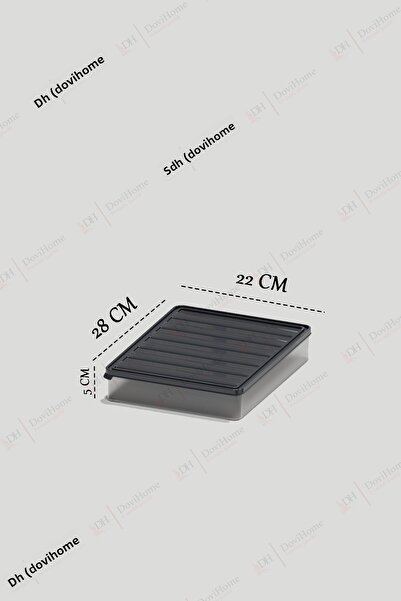 Alacarte 4 Pieces 2500 ml Refrigerator Freezer Organizer and Storage Container