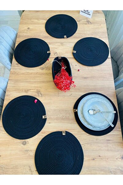 JÜTEX HOME Σετ 7 τεμαχίων από ζατζούρι από άχυρο αμερικανικής υπηρεσίας Supla...