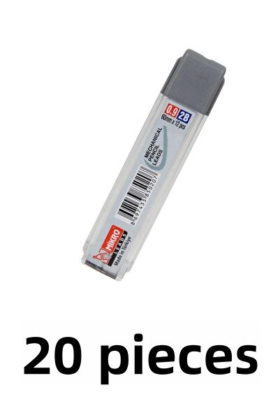 Mikro 20 قطعة دقيقة 0.9 مم قلم رصاص 20 قطعة