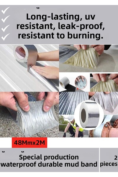 Wintoup Bandă de reparare din aluminiu ultra-rezistentă, rezistentă la apă și...