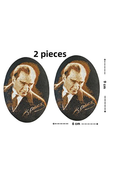 Megas Etiket Iron Adhesive ATATURK Woven Crest/Patch