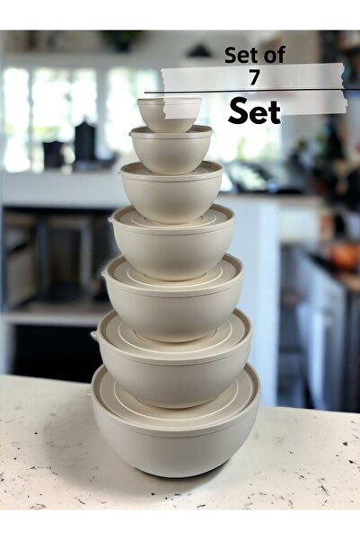 Kitcware Storage Container, Food Storage Container, Large Size Storage Container, Round Storage Container, Mega Set of 7