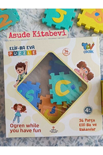 Türkiye Diyanet Vakfı Yayınları 36 Piece Elif Ba Eva Puzzle - Turkey Dianet Foundation